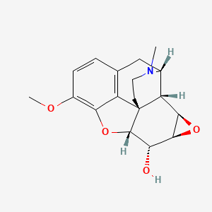 (1S,5R,13R,14R,15S,17R,18R)-10-methoxy-4-methyl-12,16-dioxa-4-azahexacyclo[9.7.1.01,13.05,18.07,19.015,17]nonadeca-7(19),8,10-trien-14-ol