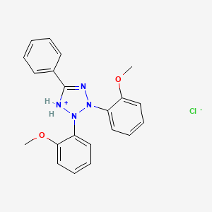 2,3-Bis(2-methoxyphenyl)-5-phenyl-2,3-dihydro-1H-tetrazol-1-ium chloride