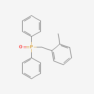 molecular formula C20H19OP B12560097 [(2-Methylphenyl)methyl](oxo)diphenyl-lambda~5~-phosphane CAS No. 158871-10-4