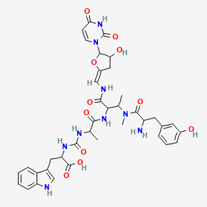 molecular formula C38H45N9O11 B1256013 Pacidamycin 4 