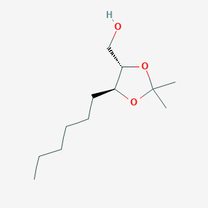 [(4S,5S)-5-hexyl-2,2-dimethyl-1,3-dioxolan-4-yl]methanol