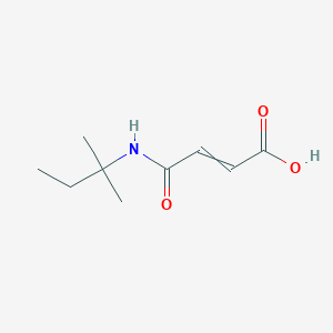 molecular formula C9H15NO3 B12560147 4-[(2-Methylbutan-2-yl)amino]-4-oxobut-2-enoic acid CAS No. 185136-59-8