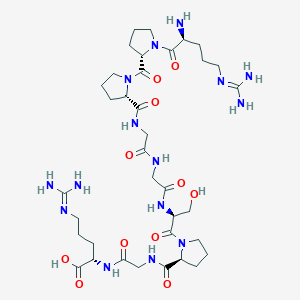 N~5~-(Diaminomethylidene)-L-ornithyl-L-prolyl-L-prolylglycylglycyl-L-seryl-L-prolylglycyl-N~5~-(diaminomethylidene)-L-ornithine