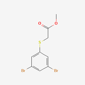 Methyl [(3,5-dibromophenyl)sulfanyl]acetate