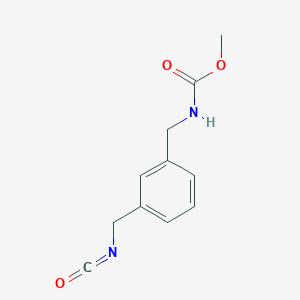 molecular formula C11H12N2O3 B12560234 Methyl {[3-(isocyanatomethyl)phenyl]methyl}carbamate CAS No. 144055-02-7