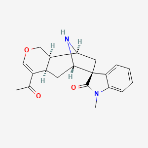 molecular formula C20H22N2O3 B1256024 Alstonisine 