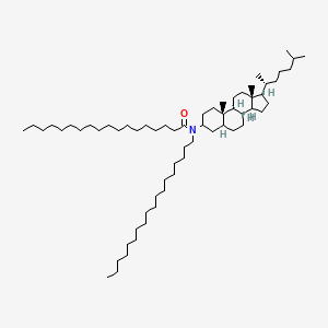 molecular formula C63H119NO B12560298 N-[(5alpha)-Cholestan-3-yl]-N-octadecyloctadecanamide CAS No. 192516-29-3