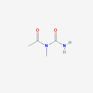 molecular formula C4H8N2O2 B12560358 N-Carbamoyl-N-methylacetamide CAS No. 189873-62-9