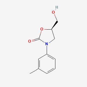 molecular formula C11H13NO3 B12560449 R-Toloxatone 