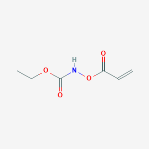 molecular formula C6H9NO4 B12560453 Ethyl (acryloyloxy)carbamate CAS No. 144168-22-9