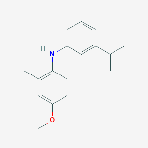 4-Methoxy-2-methyl-N-[3-(propan-2-yl)phenyl]aniline