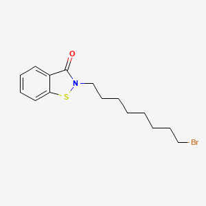 molecular formula C15H20BrNOS B12560496 2-(8-Bromooctyl)-1,2-benzothiazol-3(2H)-one CAS No. 191662-31-4