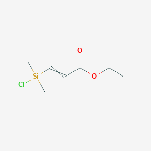 Ethyl 3-[chloro(dimethyl)silyl]prop-2-enoate