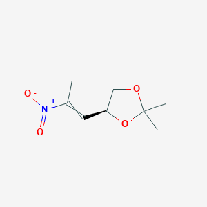 (4S)-2,2-Dimethyl-4-(2-nitroprop-1-en-1-yl)-1,3-dioxolane