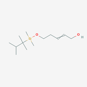 5-{[(2,3-Dimethylbutan-2-yl)(dimethyl)silyl]oxy}pent-2-en-1-ol