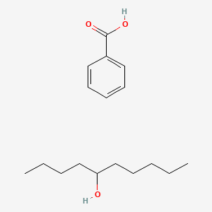 molecular formula C17H28O3 B12560571 Benzoic acid;decan-5-ol CAS No. 144297-18-7