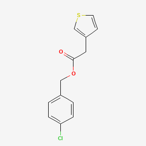 (4-Chlorophenyl)methyl (thiophen-3-yl)acetate