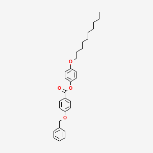 molecular formula C30H36O4 B12560594 4-(Decyloxy)phenyl 4-(benzyloxy)benzoate CAS No. 148731-19-5