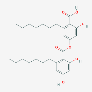 molecular formula C28H38O7 B1256062 Prasinic acid 