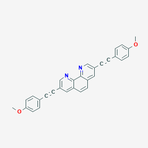 3,8-Bis[(4-methoxyphenyl)ethynyl]-1,10-phenanthroline