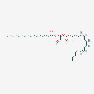 molecular formula C37H66O5 B1256065 [(2S)-1-hexadecanoyloxy-3-hydroxypropan-2-yl] (6Z,9Z,12Z)-octadeca-6,9,12-trienoate 