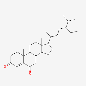 molecular formula C29H46O2 B1256066 Stigmast-4-ee-3,6-dione 
