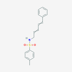 molecular formula C18H19NO2S B12560713 4-Methyl-N-(5-phenylpenta-2,4-dien-1-yl)benzene-1-sulfonamide CAS No. 206873-03-2