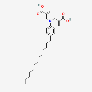 2,2'-{[(4-Tridecylphenyl)azanediyl]bis(methylene)}di(prop-2-enoic acid)