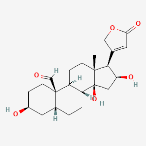 molecular formula C23H32O6 B1256073 Glaucorigenin CAS No. 468-17-7