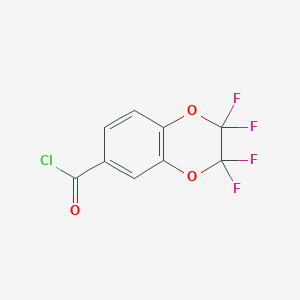 2,2,3,3-Tetrafluoro-2,3-dihydro-1,4-benzodioxine-6-carbonyl chloride