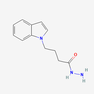 1H-Indole-1-butanoic acid, hydrazide