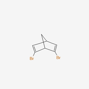 molecular formula C7H6Br2 B12560760 Bicyclo[2.2.1]hepta-2,5-diene, 2,6-dibromo- CAS No. 183476-22-4