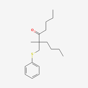 6-Methyl-6-[(phenylsulfanyl)methyl]decan-5-one