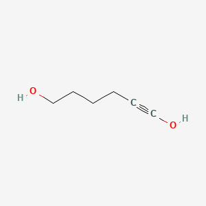 molecular formula C6H10O2 B12560780 Hex-1-yne-1,6-diol CAS No. 143672-70-2