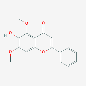 molecular formula C17H14O5 B1256081 6-Hydroxy-5,7-dimethoxyflavone CAS No. 119892-40-9