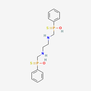 Phosphinothioic acid, [1,2-ethanediylbis(iminomethylene)]bis[phenyl-