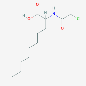 molecular formula C12H22ClNO3 B12560846 2-(2-Chloroacetamido)decanoic acid CAS No. 193885-57-3