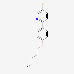 5-Bromo-2-[4-(pentyloxy)phenyl]pyridine