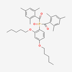 {[2,4-Bis(pentyloxy)phenyl]phosphoryl}bis[(2,4,6-trimethylphenyl)methanone]