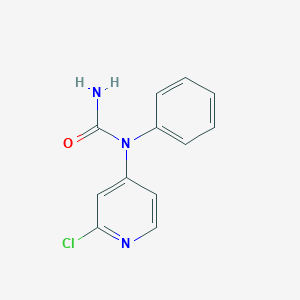 molecular formula C12H10ClN3O B1256092 N-(2-Chloropyridin-4-yl)-N-phenylurea CAS No. 113282-37-4