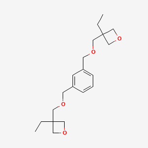 molecular formula C20H30O4 B12560945 3,3'-[1,3-Phenylenebis(methyleneoxymethylene)]bis(3-ethyloxetane) CAS No. 172415-99-5