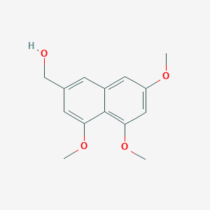 molecular formula C14H16O4 B12560946 (4,5,7-Trimethoxynaphthalen-2-yl)methanol CAS No. 194157-31-8