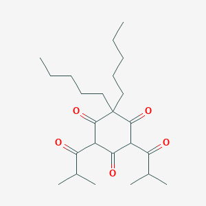 4,6-Bis(2-methylpropanoyl)-2,2-dipentylcyclohexane-1,3,5-trione