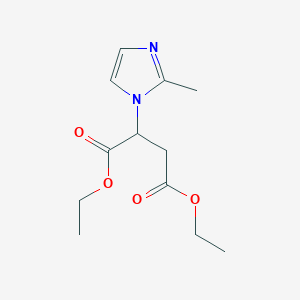 Diethyl 2-(2-methyl-1H-imidazol-1-yl)butanedioate