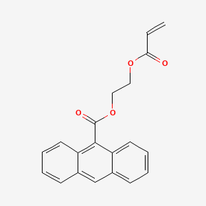 molecular formula C20H16O4 B12561045 2-(Acryloyloxy)ethyl anthracene-9-carboxylate CAS No. 171564-43-5