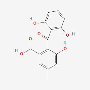 molecular formula C15H12O6 B1256110 Monodictyphenone 