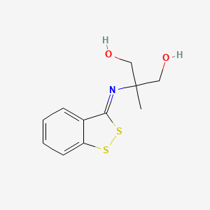 molecular formula C11H13NO2S2 B12561105 2-[(3H-1,2-Benzodithiol-3-ylidene)amino]-2-methyl-1,3-propanediol CAS No. 185558-28-5