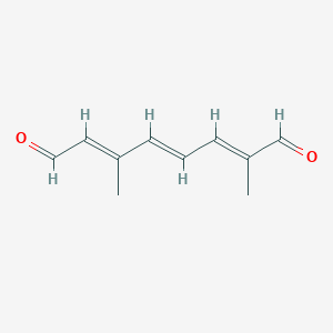 molecular formula C10H12O2 B1256112 2,6-Dimethylocta-2,4,6-trienedial 