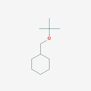 molecular formula C11H22O B12561120 Cyclohexane, [(1,1-dimethylethoxy)methyl]- CAS No. 143741-86-0