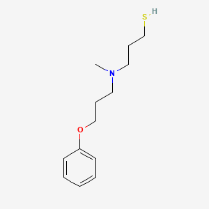 3-[Methyl(3-phenoxypropyl)amino]propane-1-thiol